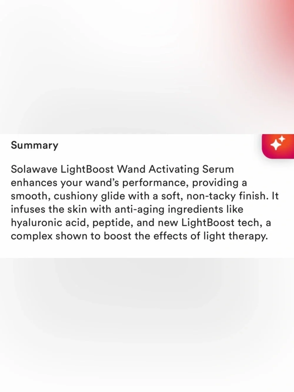 Solawave Lightboost Wand Activating Serum - Pink